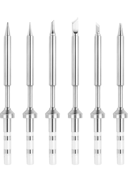 Pinecil Için 6pcs TS100 Lehimleme Demir Uçları Değiştirme Mini Taşınabilir Mikro Solder Kalem Istasyonları Lehim Aksesuarları (Yurt Dışından)