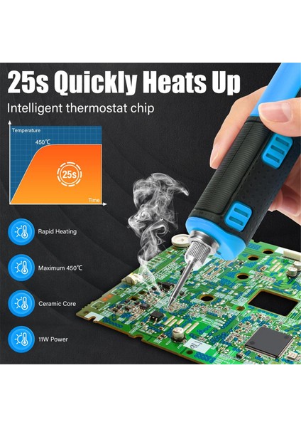 Lehim Pili Kablosuz Happiye Demir Taşınabilir Pil Happik Lehimleme Baskı ile (Yurt Dışından) indirimleri