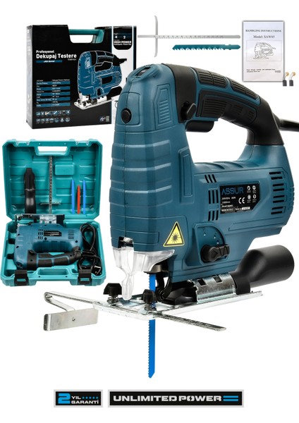 800 W Devir Ayarlı Dekupaj Testere Makinası