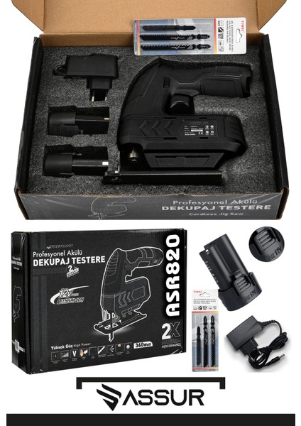Profesyonel 12 V Çift Akülü Şarjlı Dekupaj Testere Makinesi fiyatları