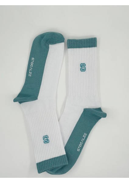 6’lı Unisex Beyaz - Renkli Tenis Çorabı. Yüksek Kaliteli Pamuklu Spor ve Günlük Kullanım Çorabı modelleri