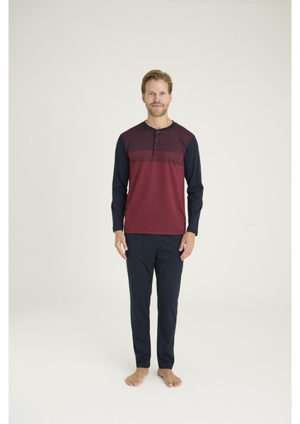 Erkek Midi Yaka Pijama 9218