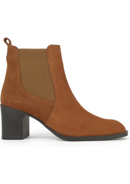 , Kadın Hakiki Deri Bot 1531020Z9805 Taba