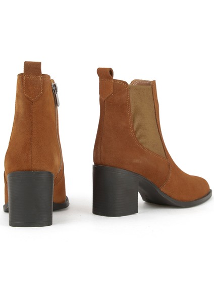 , Kadın Hakiki Deri Bot 1531020Z9805 Taba modelleri