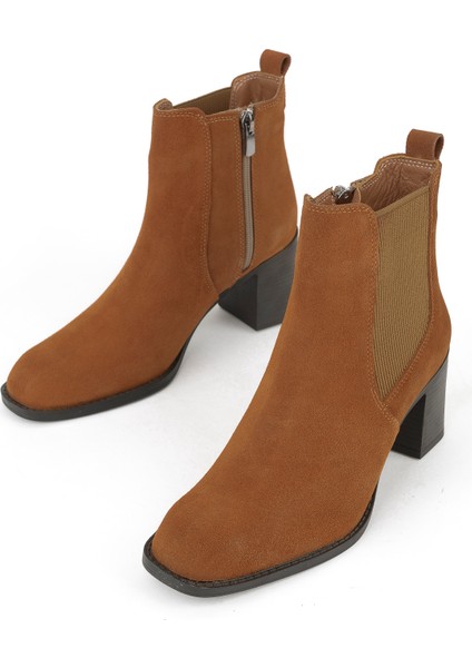 , Kadın Hakiki Deri Bot 1531020Z9805 Taba indirimleri