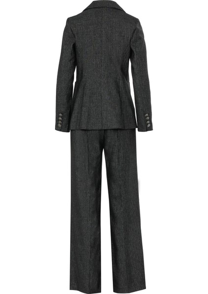 Blazer Ceketli ve Palazzo Pantolonlu Takım modelleri