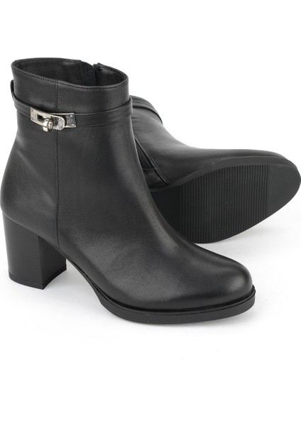 , Kadın Hakiki Deri Bot 1531030Z2599 Siyah fırsatları