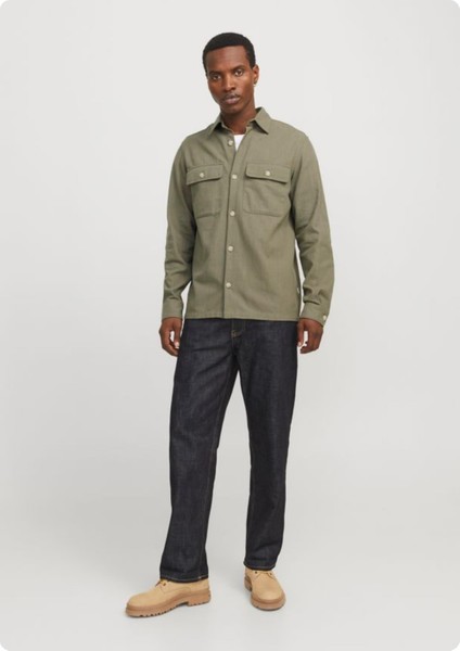 Jack&jones 12274954 Jprccraymond Sprıng Solıd Denık Overshırt modelleri