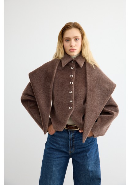 Belden Oturtmalı Atkılı Fox Kaban Acı Kahve modelleri