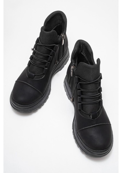 Kadın Bağcıklı Bot Siyah Zümrüt indirimleri