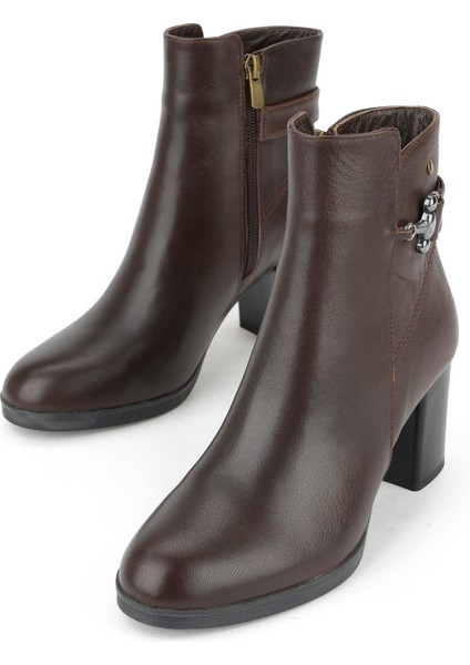 , Kadın Hakiki Deri Bot 1531022Z7571 Kahve indirimleri