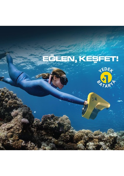 Nautilus M2 Elektrikli 2 x 500W Deniz Scooter Sarı fiyatları