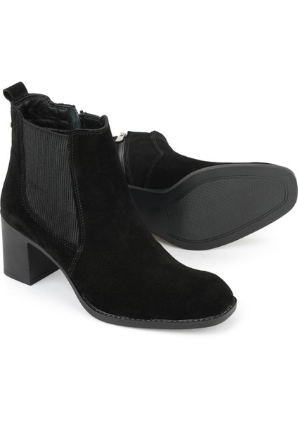 , Kadın Hakiki Deri Bot 1531020Z9805 Siyah fırsatları
