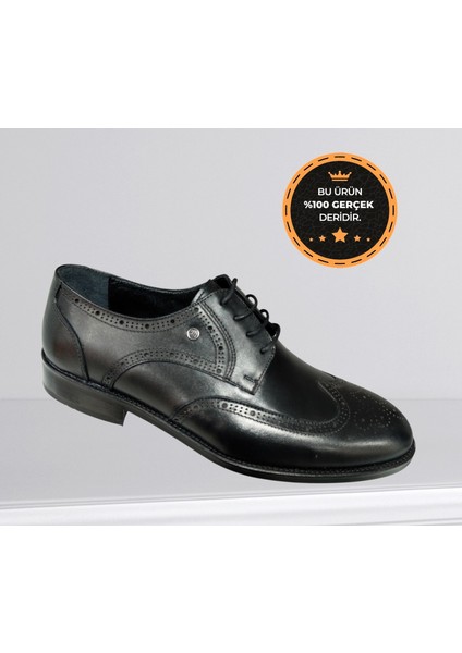 SV-409 Hakiki Deri Pvc Taban Erkek Klasik Ayakkabı