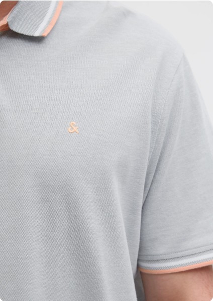 Jack&jones 12143859 Jjepaulos Polo Yaka Noos Battal Buyuk Beden Kısa Kol Tshırt indirimleri