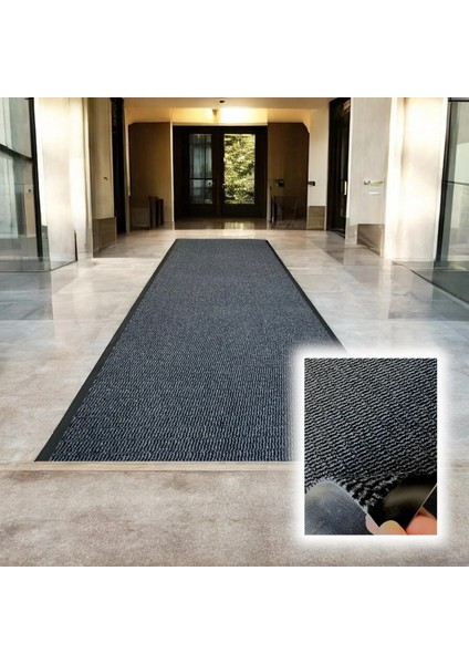 Sempre Nem Alıcı Giriş Paspası 120 cm – Yağışlı Havalarda Kaymaz, Su Emici ve Dayanıklı Zemin Koruma