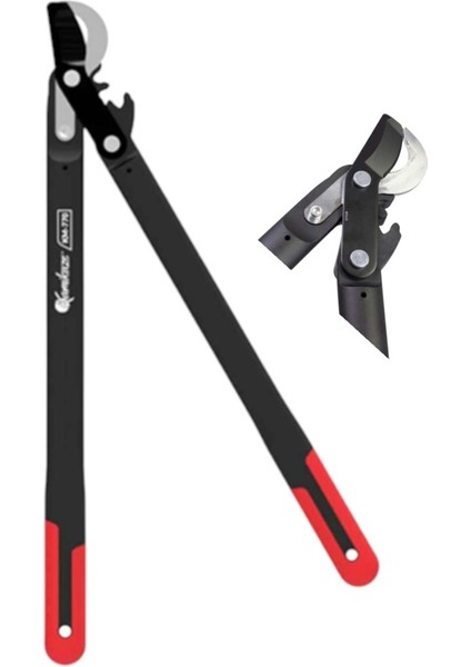 KM-770 Iki Ellik Dal Budama Makası – 72 Cm, 50 mm Kesim Kapasitesi, Dişli Sistemli Bypass Kesim, Profesyonel