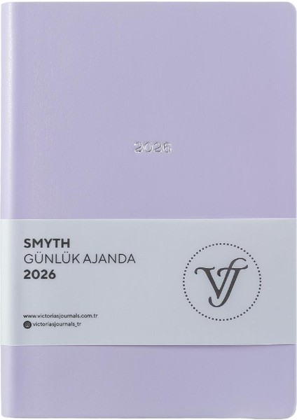 Smyth 2026 Günlük Ajanda A5 (14x21cm) Esnek Kapak Ivory 80 gr.