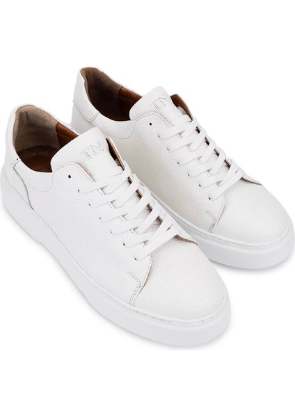 Erkek Hakiki Deri Beyaz Sneakers & Spor Ayakkabı 1166 25501 Erk Ayk SK25-26 Beyaz fiyatları