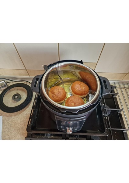 , Duo Plus Sessiz Çok Amaçlı Pişirici, Düdüklü Tencere, Sterilizatör, Yoğurt Hazırlayıcı, Sous Vide Cihazı, DPPC604, 5.7 Litre, Siyah