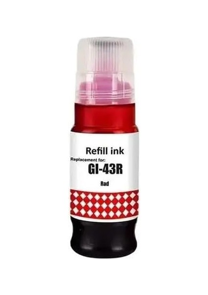 Gı-43 GI43- Pıxma G540/G640/G570/G670 Yazıcı Uyumlu 4 Renk Muadil Set 6 Renkli