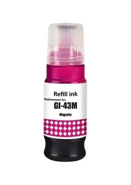 Gı-43 GI43- Pıxma G540/G640/G570/G670 Yazıcı Uyumlu 4 Renk Muadil Set 6 Renkli