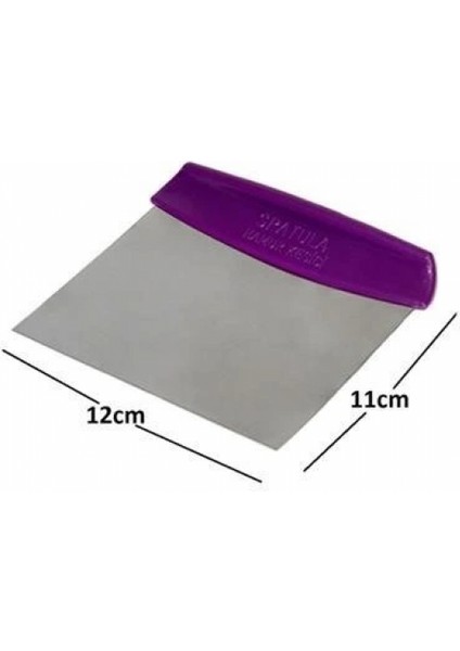 Çelik Hamur Kesici Kazıyıcı Pasta Kek Dekorasyon Spatula Aleti indirimleri