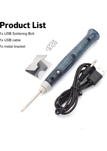 5V 8W USB Lehimleme Demir Mini Taşınabilir Profesyonel Elektrikli Havalandırma Demir Ev Dış Mekan Onarım Aracı Hızlı Isıtma (Yurt Dışından) indirimleri