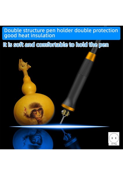 Ahşap Yakma Kiti Ahşap Aracı Dijital Ayarlanabilir Sıcaklık Ahşap Burner Kit Ahşap Brülör Takım Abd Fiş (Yurt Dışından) modelleri