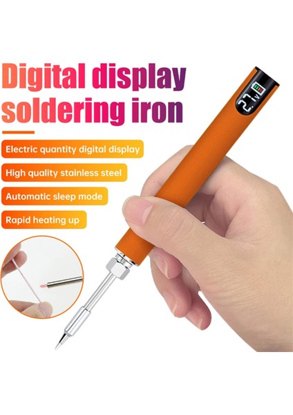 Kablosuz Şarj Elektrikli Lehimleme Demir Lehim Ayarlanabilir Voltaj ve Taşınabilir Hızlı Şarj Onarım Kaynak Araçları B (Yurt Dışından) fiyatları