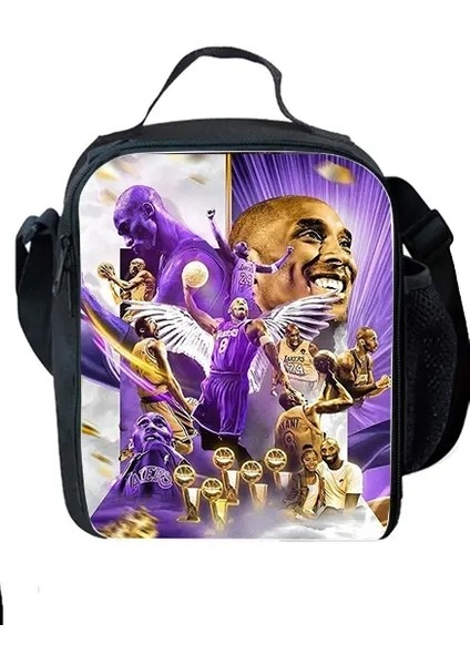 Basketbol K-Kobe B-Bryant Çocuk Okulu Sırt Çantası 1/3 Pcs Öğle Yemeği Çantaları, Kalem Çantaları Erkekler Için Okul Çantaları Rengi: Lb (Yurt Dışından)