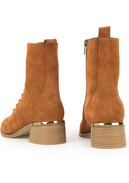 , Kadın Hakiki Deri Bot 1531050Z26103551K2 Taba