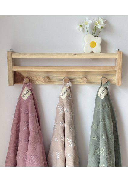 Çok Amaçlı Bebek Emzirme Örtüsü Keseli - %100 Organik Müslin - Banyo Havlusu - Battaniye-Puset Örtüsü-Baby Shower Hediye