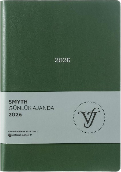 Smyth 2026 Günlük Ajanda A5 (14x21cm) Esnek Kapak Ivory 80 gr.