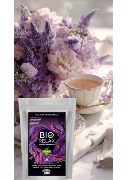 Bio Relax Uyku,stres,destek Yardımcısı 30'lu Bitkisel Çay fırsatları
