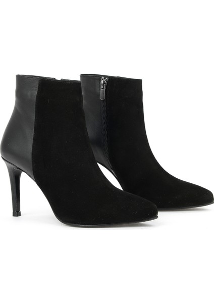 , Kadın Hakiki Deri Bot 1531030Z25104 Siyah indirimleri