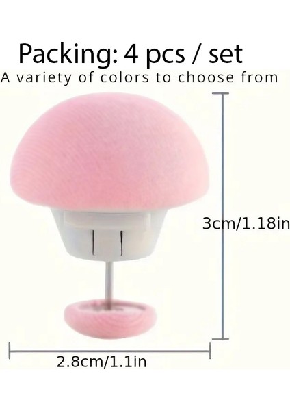 4'lü Yorgan Tutacağı, Mantar Başlı Yatak Bağlantı Elemanları