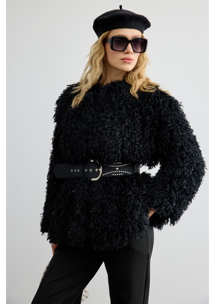 Bürümcük Kürk Siyah