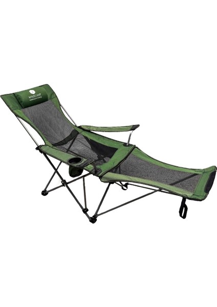 Şezlong Tipi Katlanabilir Kamp Sandalyesi