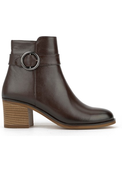 , Kadın Hakiki Deri Bot 1531020Z301 Kahve