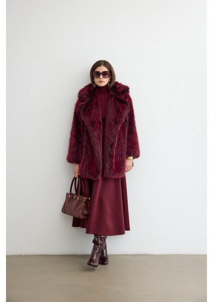 Premium Kürk Bordo modelleri