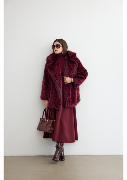 Premium Kürk Bordo fırsatları