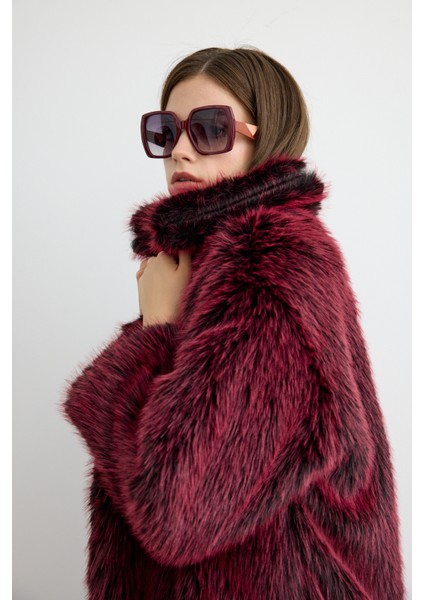 Premium Kürk Bordo indirimleri