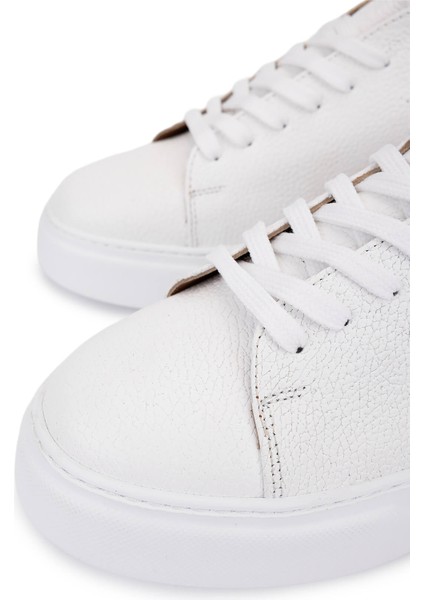 Erkek Hakiki Deri Beyaz Sneakers & Spor Ayakkabı 1166 25501 Erk Ayk SK25-26 Beyaz modelleri