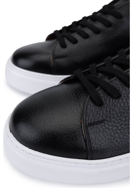 Erkek Hakiki Deri Siyah Sneakers & Spor Ayakkabı 1166 25501 Erk Ayk SK25-26 Sıyah modelleri