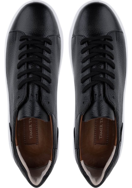 Erkek Hakiki Deri Siyah Sneakers & Spor Ayakkabı 1166 25501 Erk Ayk SK25-26 Sıyah indirimleri