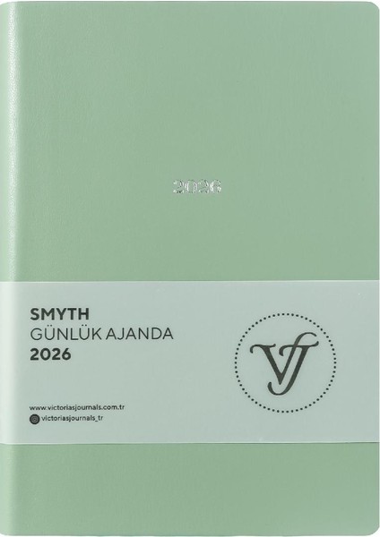 Smyth 2026 Günlük Ajanda A5 (14x21cm) Esnek Kapak Ivory 80 gr.