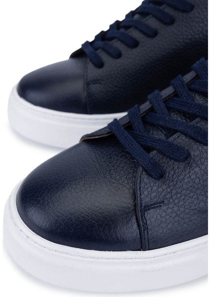 Erkek Hakiki Deri Lacivert Sneakers & Spor Ayakkabı 1166 25501 Erk Ayk SK25-26 Lacıvert modelleri