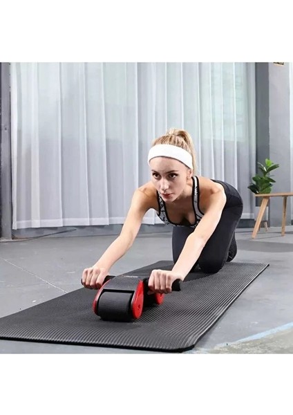 Ab Roller Wheel Karın Kasları Egzersiz Aleti | Çift Tekerlekli Karın Kası Çalıştırıcı Spor Ekipmanı fiyatları
