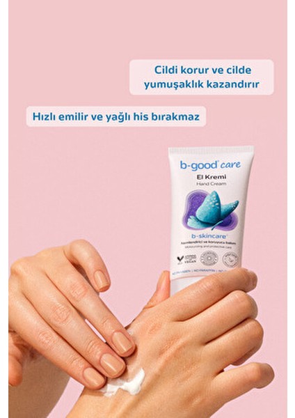 El Kremi 50 ml Vegan Formül ile Derinlemesine Nemlendirme ve Koruma Sağlar